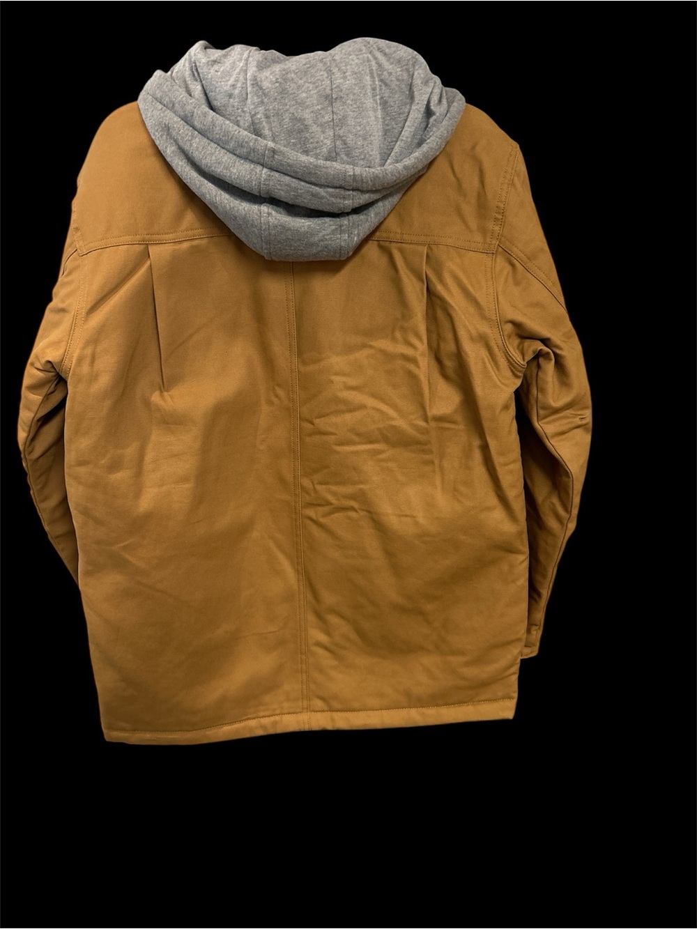Dickies Brown Jacket with Grey Hood - Picture 2 of 5